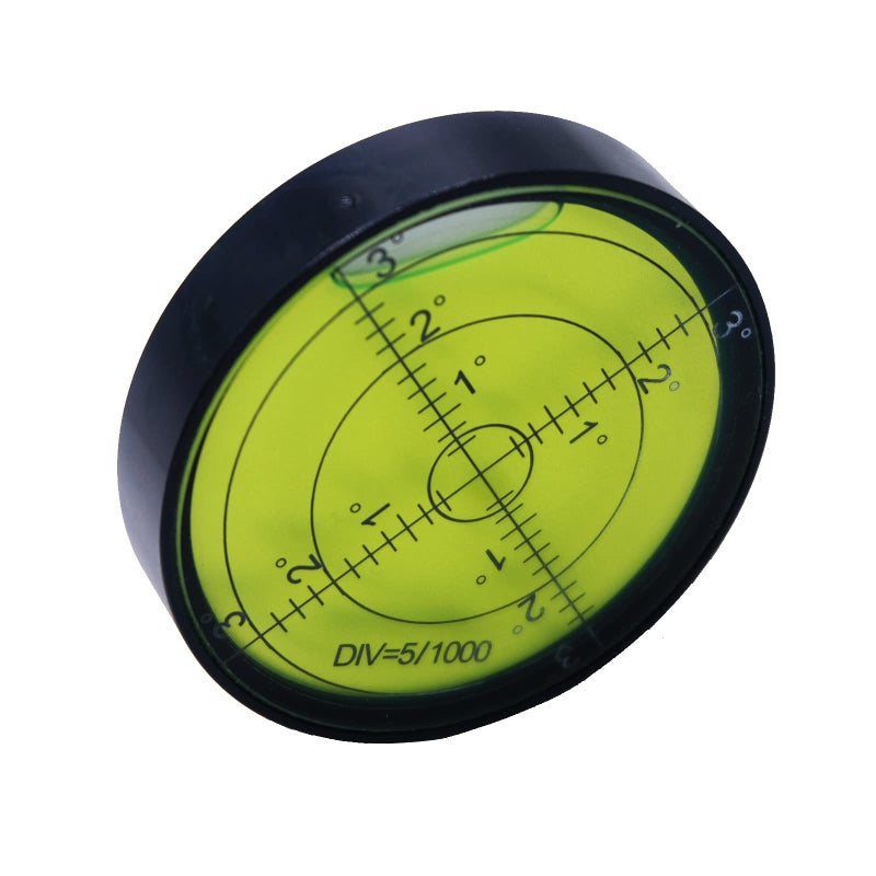 GEONASSUR Aluminium High Precision Horizontal Leveler Bubble Level Tool Circle Round 2.4 Inch 60mm (Black Green) - Image 4